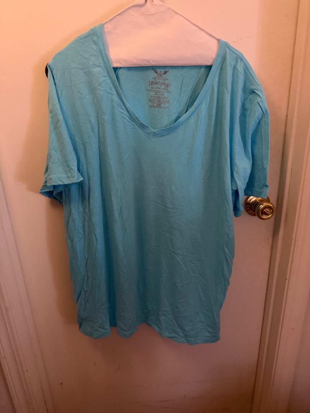 Faded Glory Light Blue Shirt W 3X